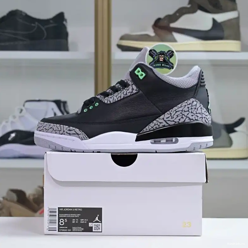 Glow 3 Green Jordan Air Kimikick 0521